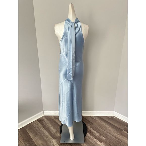 GALVAN LONDON Scallop Sienna Dress - Ice Blue FR40/US8 $1495 - Picture 10 of 15